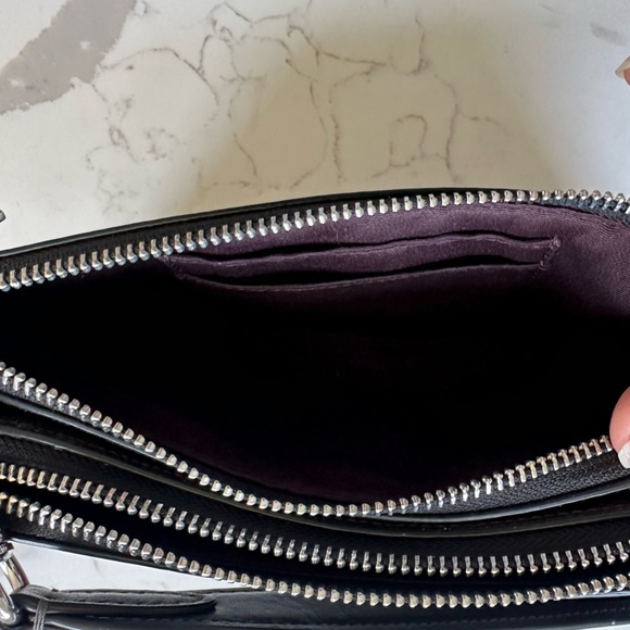 Double Zip Crossbody In Signature Canvas crossbody - Picture 10 of 13